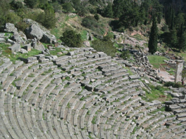 ancient greece theatre of delphi