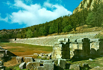 ancient greece delphi stadium